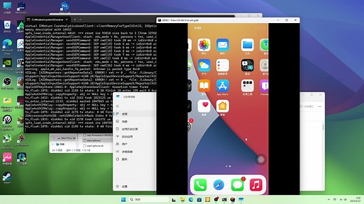 在Windows上用qemu运行iOS14