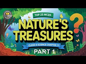 Part 1 MCQ Class 6 Curiosity Science Chapter 11 Natures Treasures New Book NCERT