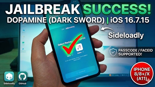 How to Jailbreak iOS 16.7.15 iPhone 8/X with Dopamine 2.5 Beta (DarkSword) - ICTfix