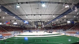 WATCH: Iowa Demon Hawks transform Buccaneer Arena from ice hockey rink into soccer field
