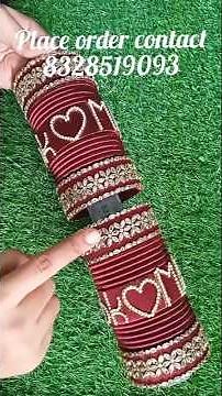 thread bangles bridal set # trending thread bangles YouTube..... @Dhanacollections235