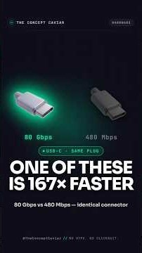 The USB-C speed trap you didn't know about #tech #hardware #usb