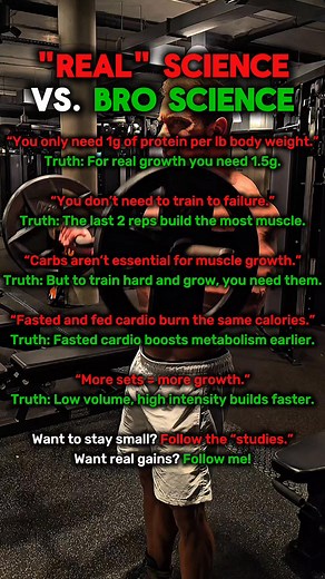 Studies vs. Experience! Experience wins every time, because most studies use subjects who are either beginners or inexperienced lifters. But if you want to maximize your potential and make the most of your time in the gym, these studies don’t apply to you! Trust 70 years of real-world experience and the knowledge of hundreds of thousands of athletes and coaches who actually know how to build muscle. For real, no-BS advice — follow Lars.Langen! #science #broscience #experience #studies | Lars.Lan