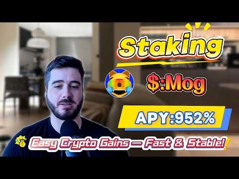😴 Made $500 While Sleeping! Staking Mog (Mining Tutorial) – The Most Stable Project in Crypto! 🔥