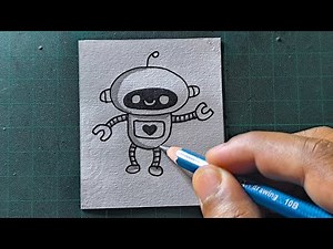 "Unlock Your Creativity: Step-by-Step Guide to Drawing a Stunning Robot!"
