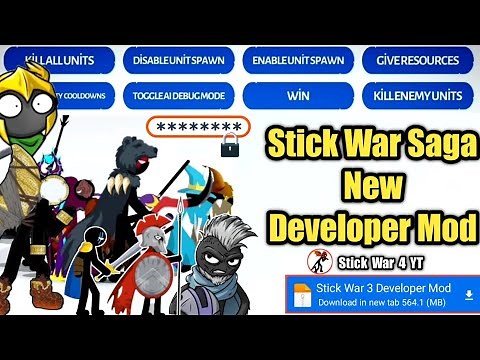 🔥 Stick War Saga: NEW Developer Mod UNLOCKED! (Cheats + Secret Units)