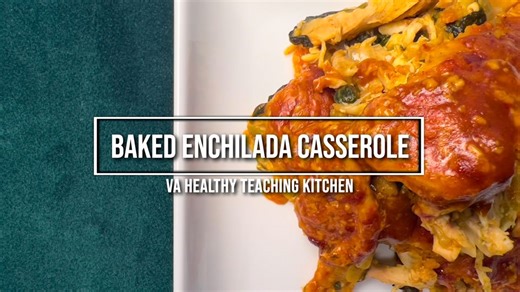 Do you want to boost your energy levels and enhance your mood? VA Healthy Teaching Kitchen tells us that those are just some of the benefits from eating healthy. A balanced diet provides essential nutrients that help the body function optimally, reducing the risk of chronic diseases like heart disease, diabetes, and cancer. Talk with your #VA Dietitian for more information. Baked enchilada casserole is a hearty, flavorful dish that brings all the best elements of traditional enchiladas into an e