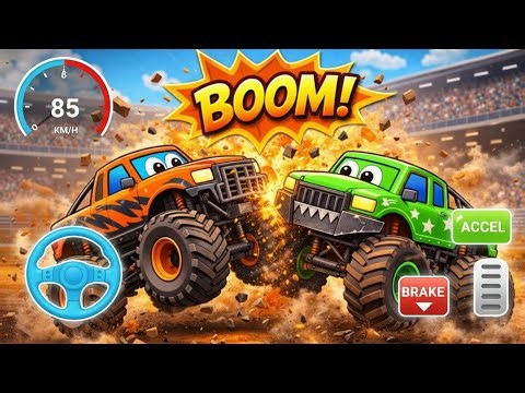 Monster Demolition Truck Derby 💥 Biggest Crash & Insane Destruction Gameplay | Truck Racing Game
