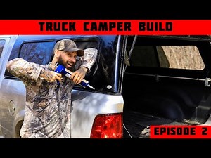 DIY Truck Camper Build - How To Seal Truck Cap Windows - Replace Damaged Window Screen