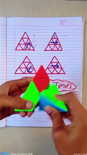 bahut easy or fast Pyramid cube solve method 🫵💯😱
