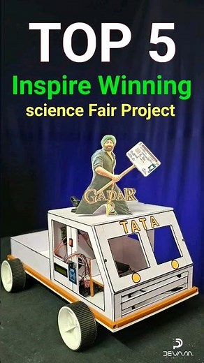 Top 5 inspire winning science Fair Project #sciencefairproject #inspireawardproject