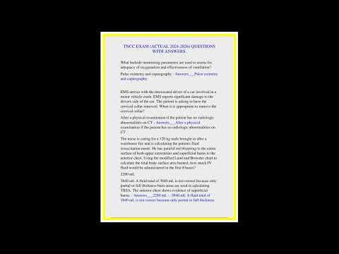 TNCC EXAM ACTUAL 20242026 QUESTIONS WITH ANSWERS2995 1080p
