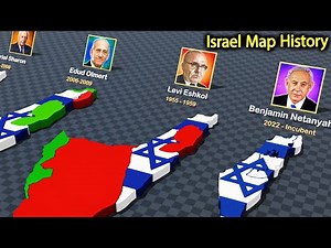 ISRAEL Modern History (1948-2024) | Israel Map History
