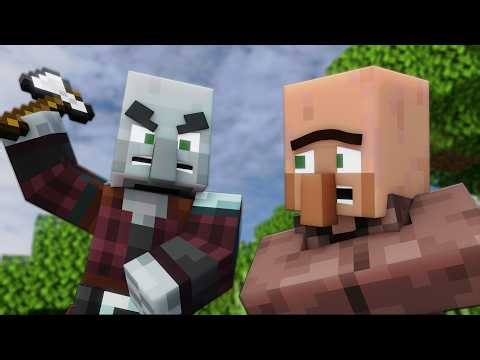 Villagers VS Pillagers! - THE PILLAGERS FIGHT BACK! (Minecraft Animation)