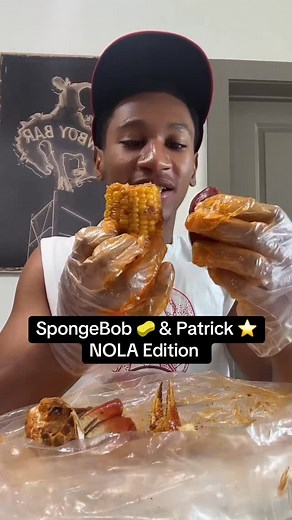 Nola edition of SpongeBob, yall think Patrick taking all SpongeBob trade? | Khi Valentino | Facebook