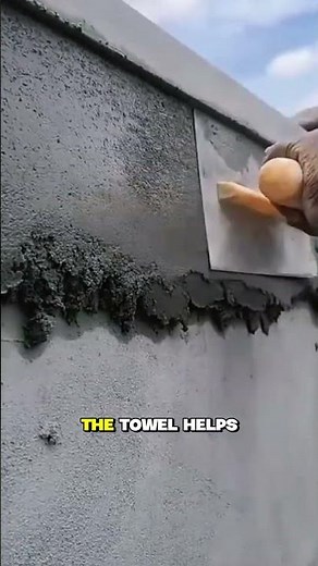 Perfect Wall Plastering Technique Using a Masonry Trowel | Smooth Concrete Finishing Tutorial