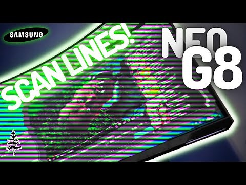 First Time Getting Scan Lines On Samsung Odyssey Neo G8 4K 240Hz :(