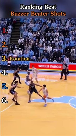 Ranking Best Buzzer Beater Shots in Basketball 🏀#basketball#buzzerbeater#perfectshot