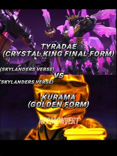 Crystal King Final form vs Kurama Golden Form | Gothex