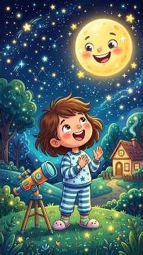 Moon Phases Made Fun!🌑➡️🌕| A Space Adventure for Kids #cartoon