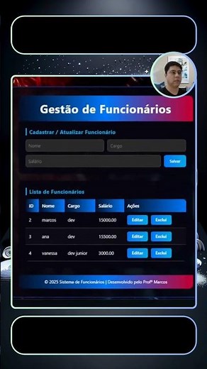 Criando uma API do ZERO + Frontend Responsivo