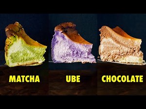 Marbled Basque "Burnt" Cheesecake, any flavour you'd like