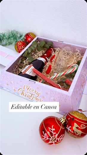 1.5K views · 51 reactions | ❌No te quedes sin tu plantilla editable.  Aprovecha el 50% off.  Comenta YO y te envío el link directo para que no te pierdas el descuento #packaging #virelpost #christmas #natal #cajapersonalizada #papel #emprendimiento #emprendimientos #emprendedora | La Reina del Tutorial | Facebook