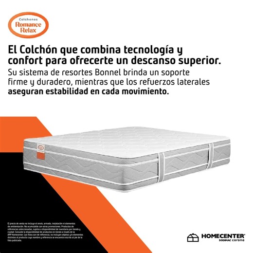 El Colchón que combina tecnología y confort para ofrecerte un descanso superior con Romance Relax