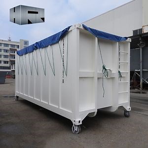 [Hot Item] Waste Management Heavy Duty 16-30 Cubic Meter Waste Container Hook Lift Container Roll off Dumpster