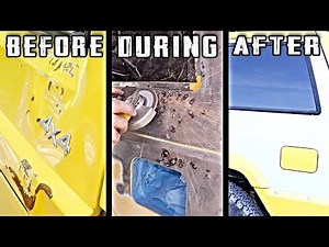 7 Easy Steps To Repair Body Damage Want 10% OFF of Eastwood Products?? Click Here: https://bleepinjeep.com/member-discou... Other videos you might like: How to Remove Car Emblems without scratching the Paint: https://youtu.be/X7I9Cbygiho Spray Paint Hack: https://youtu.be/30ciMg8O_Xw How to Paint Aluminum Wheels: https://youtu.be/gIhgyNaKKiQ 10 Easy Steps to Powder Coating at Home: https://youtu.be/F-5wBsXLK_w Bondo and Prepping for Paint: https://www.youtube.com/watch?v=BVZ5t... #bodydamage #de