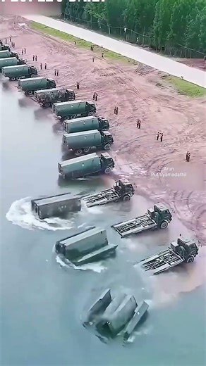 Mobile floating bridge #information #newinfo #education #infoknow