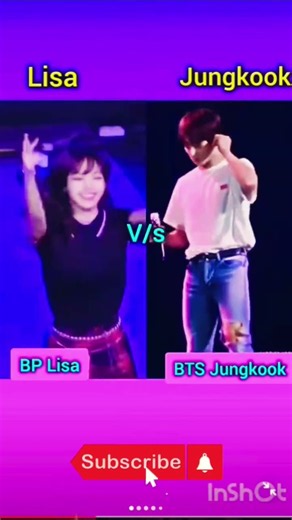 lisa Vs Jungkook 💜 bts army is all the best to performance 💜