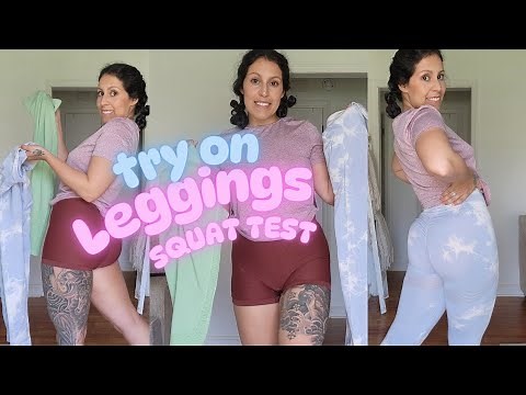 Tight High waisted Leggings | Squat Test