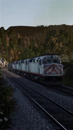 Caltrain F40PH Delivery Train on Train Sim World 6 (Last Train Sim World video)