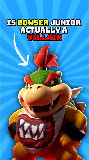 Is Bowser Jr. ACTUALLY A Villain? #supermario #shorts