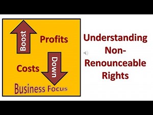 Understanding Non - Renounceable Rights