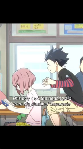 #anime #bully #school #sadstory #disability