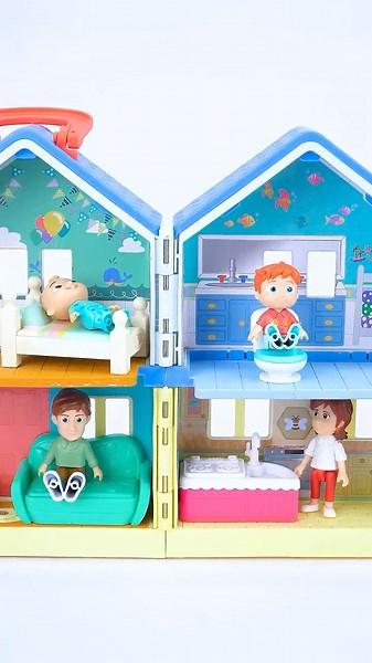 Satisfying Unboxing & Review Cocomelon Deluxe Family House | ASMR Video #toys