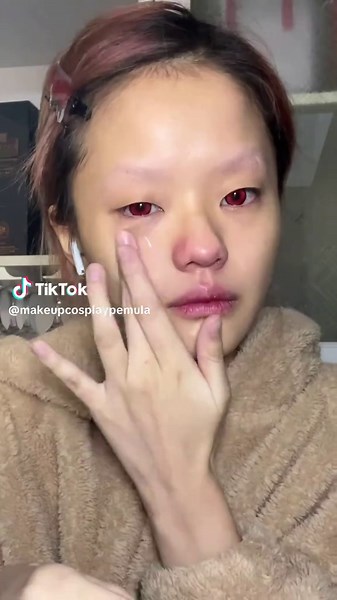 Unique Cosplay Makeup Tutorial cr: SL1314L #mimiaawshoppe #cosplay #cos #cosmakeup