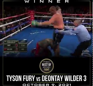 The fans have spoken! With a combined 81.3% of the votes from our Twitter and YouTube polls, YOUR choice for the #BestOfPBC2021 FIGHT OF THE YEAR by a wide margin is... Tyson Fury vs Deontay Wilder 3! 💥🥊 #FightOfTheYear | Premier Boxing Champions