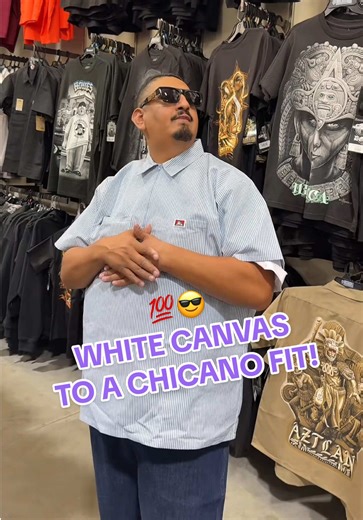 Transforming a White Canvas into Chicano Fashion