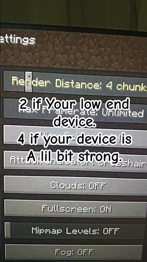 tip:if it still lags turn off the view bobbing. #fypシ゚viral #minecraft #lagissue #lagfix #mcjava