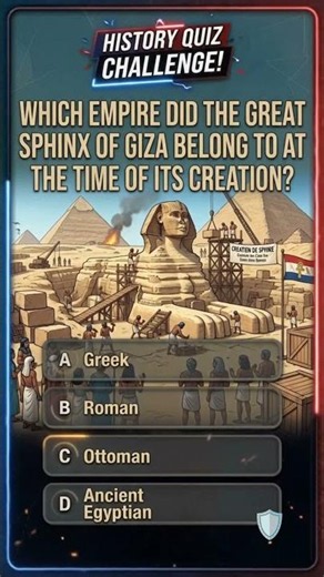 History buffs, your time is now! Let’s see who really knows their ancient history.