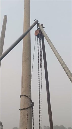 Electric Pole Installation: Part 2 | Perfect Alignment and Safety