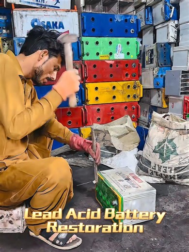 Lead Acid Battery Restoration | car battery acid
