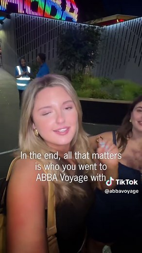 It’s about the people you can sing along to ABBA with. #ABBAVoyage #ABBA #ABBAArena