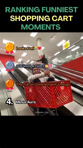 Ranking Funniest Shopping Cart Moments 😂 #shorts #funny #fails #shoppingcart