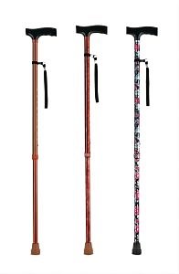 [Hot Item] Bastón plegable ajustable para caminar para hombres y mujeres, muleta de aluminio
