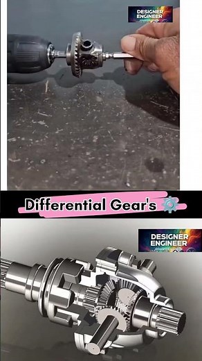 The Secret to Smooth Cornering: Differential Gear Explained! #reels #shorts