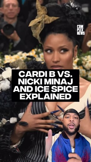122K views · 182 reactions | There’s a lot going down with the Cardi B and Nicki Minaj beef, and now Ice Spice has gotten in the mix. Complex’s @saint.roze breaks down all that’s occurred. | Complex Music | Facebook
